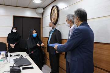 مراسم بزرگداشت روز بهورز با حضور دکتر دانائی رئیس دانشگاه 